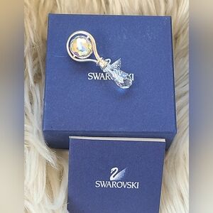 Swarovski Baby Rattle- Like New In Box